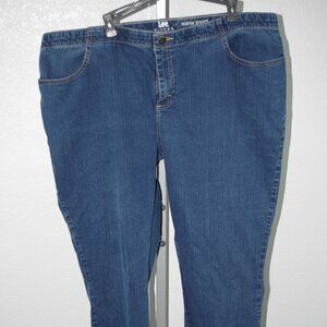 Women’s Lee Riders Midrise Straight Leg Blue Jeans Size 22W
